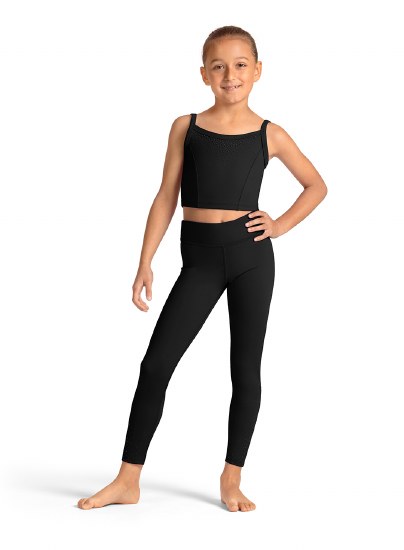 Mirella Crop Cami Top M30012C 6-7 BLK