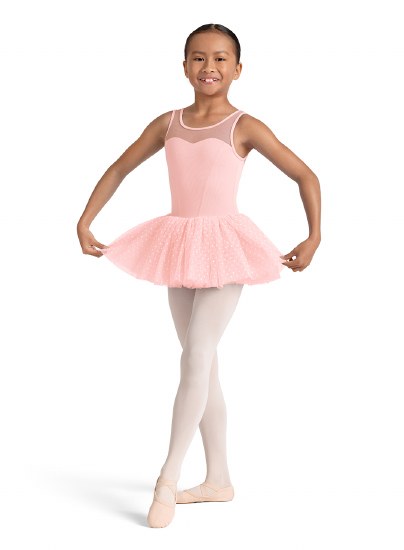 Mirella Mesh Tank Tutu Leotard M50002C 2-4 PNK