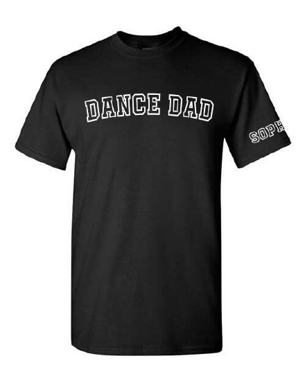 MAK Designs Dance Dad T-Shirt 5000A 918 LG BLK
