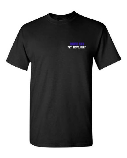 MAK Designs Dance Dad TShirt 5000A 922 SM BLK