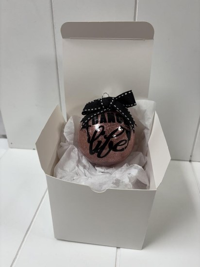 MAK Designs Dance Life Ornament ORN 002 O/S ROSE