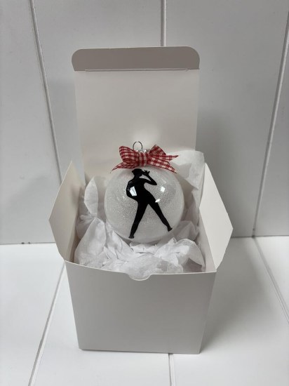 MAK Designs Dancer Ornament ORN 003 O/S WHT