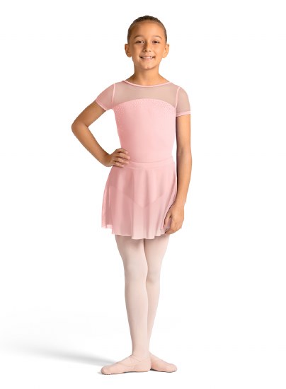 Mirella Mesh Pull On Skirt MS10004C 4-6 PNK