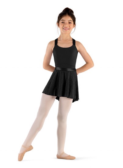 Mirella Daisy Lace Skirt MS902C 6-7 BLK