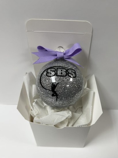 SBS Glitter Ornament ORNAMENT O/S SIL