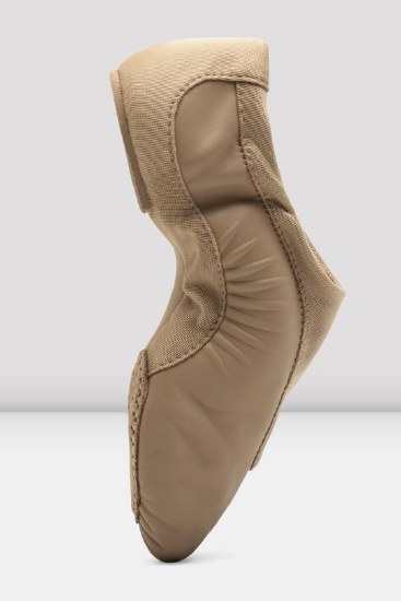 Bloch Pulse Leather Jazz Shoes SO470L TAN 11.5