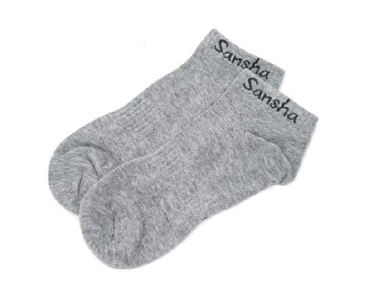 Sansha Cotton Socks 63AF0001C O/S GREY