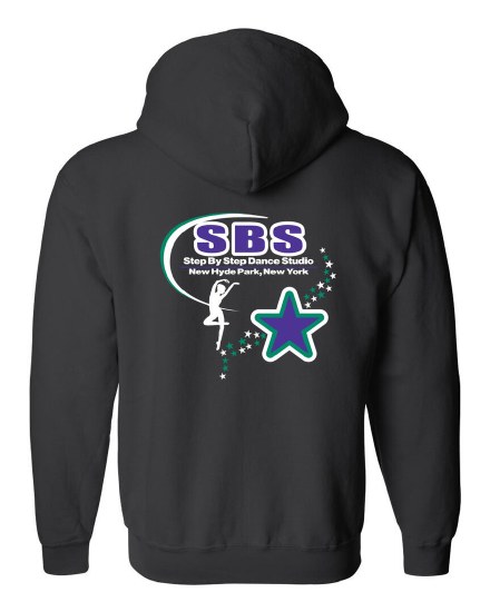 Zip Up Hoodie 18600B-3 XSM BLK