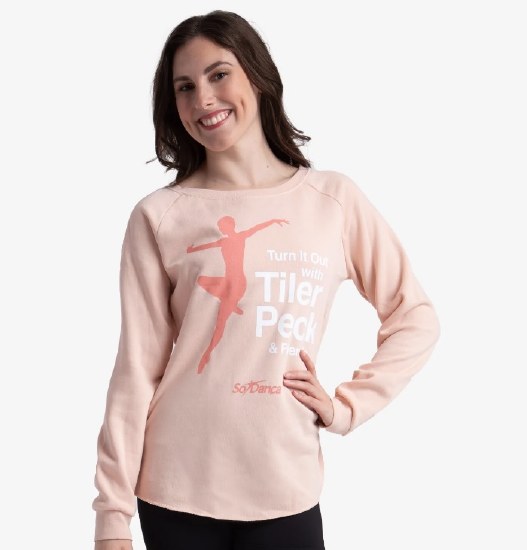 So Danca Tiler Peck Crew Neck TPS01 XSM DROSE