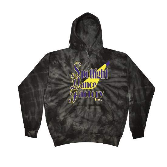 Tie Dye Hoodie SDF 8777A-2 SM SPBLK