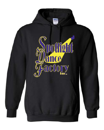 Pull Over Hooded Sweatshirt 18500A-2 SM BLK