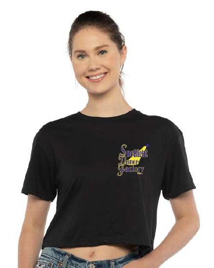 Cropped T-Shirt 1580A-1 XSM BLK