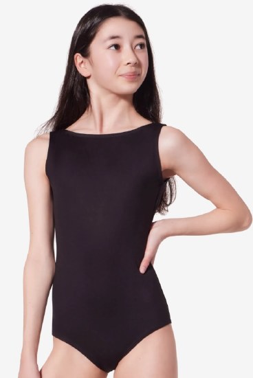 Capezio Low Back Leotard SE1009C 8-10 BLK