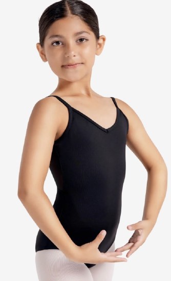 Capezio Mesh Back Camisole Leotard SE1075C 8-10 BLK