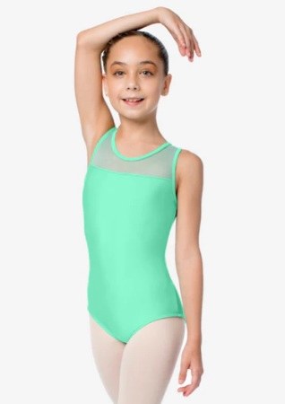 So Danca High Neck Leotard with Keyhole Back SL128 8-10 MINT