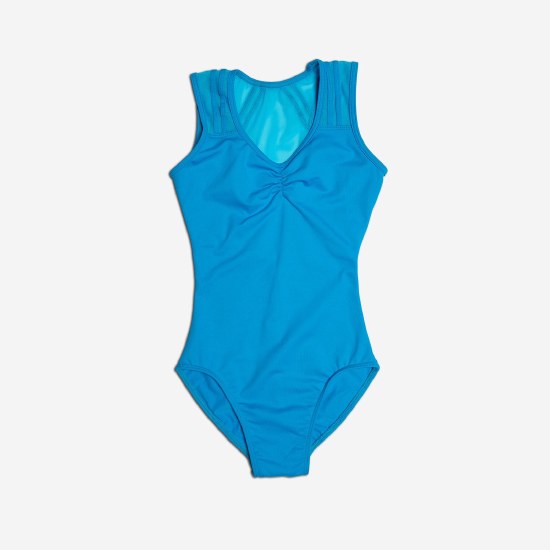 So Danca Tank Leotard with Mesh Back SL135 SM SBLU
