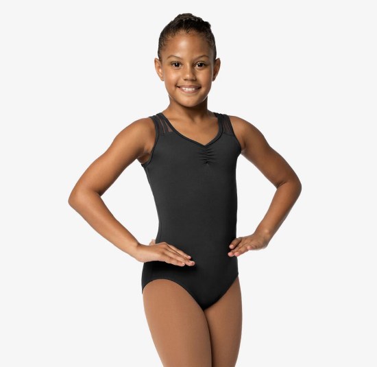 So Danca Mesh Back Tank Leotard SL136 8-10 BLK