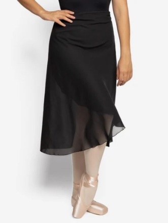 So Danca Wrap Skirt SL235 MED BLK