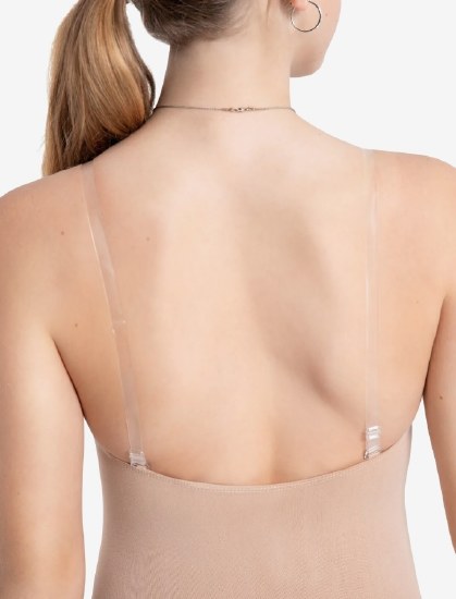 Capezio Replacement Clear Adjustable Shoulder Straps STRP1 O/S CLR