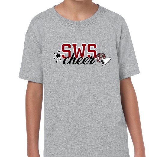 Cheerleading Cheerleading T-Shirt SWS CL 5000A SM GRY