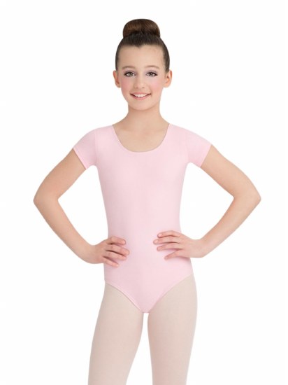 Capezio Short Sleeve Leotard TB132C 2-4 LPK