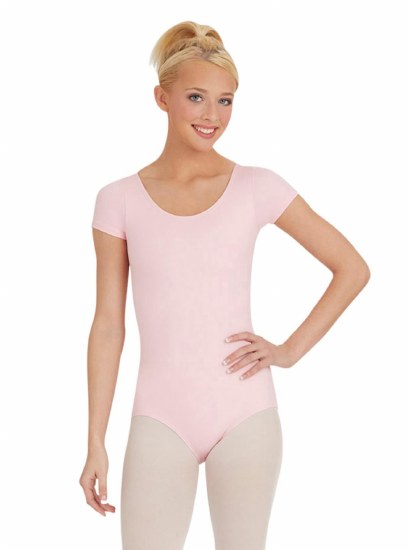 Capezio Short Sleeve Leotard TB133 SM PNK