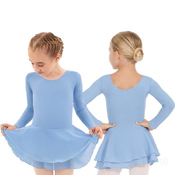 Eurotard Long Sleeve Dance Dress 10465 12-14 LTB