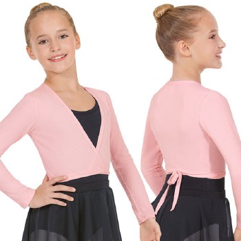 Eurotard Ballet Wrap Sweater 10523C 4-6 PNK