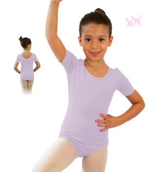 YoYo Active Short Sleeve Leotard 121C 2-4 LAV