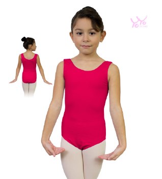 YoYo Active Tank Leotard 141C 8-10 RED