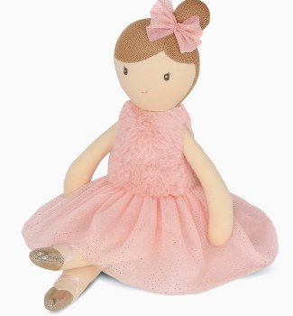 Bearington Collection Ballerina Doll 143320 O/S BROWN