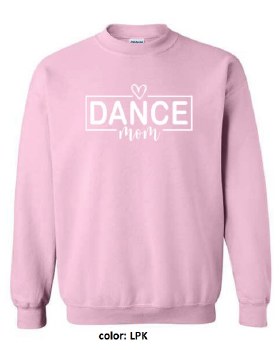 MAK Designs Dance Mom Crew Neck Sweatshirt 18000A 916 SM LPK