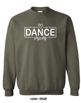 MAK Designs Dance Mom Crew Neck Sweatshirt 18000A 916 SM MGR