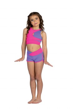 Danshuz Two-Tone Tank Top 25300C 6-7 VI/PK