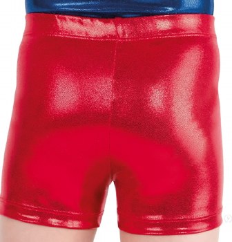 Eurotard Metallic Shorts 29535C 4-6 RED