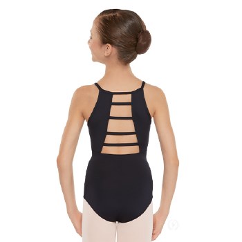 Eurotard Ladder Back Leotard 44486C 6-7 BLK