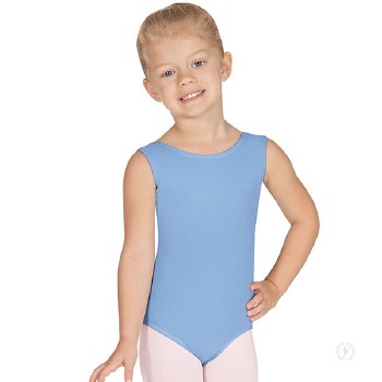 Eurotard Girls Tank Leotard 4489 12-14 LTBLU