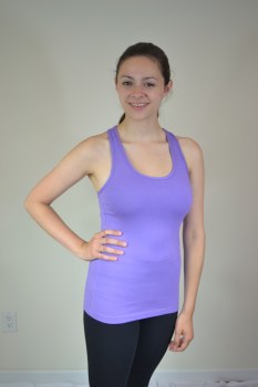 YoYo Active Racerback Tank Top 611A S VIO