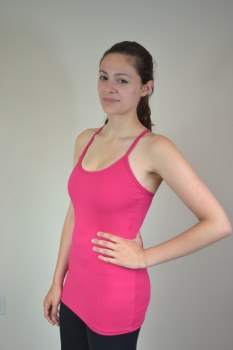 YoYo Active Y Back Cami with Bra Lining 612A SM CER