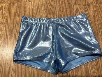 Body Wrappers Metallic Shorts 712 LG LBL