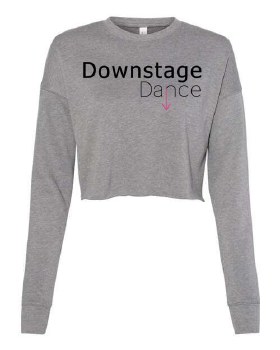 Crop Crewneck Fleece 7503A-2 SM GREY