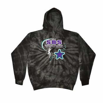 Tie Dye Hoodie 8777A-3 SM SPBLK