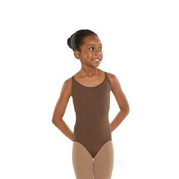 Eurotard Seamless Camisole Leotard w/ Clear Straps 95707C 8-10 MOC