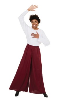 Pozewear Palazzo Pants A501 XSM BLK