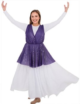Pozewear Twinkle Tunic A851 XSM PUR