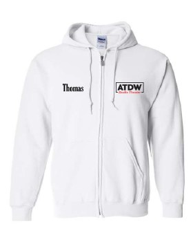 Shrek the Musical Zip Up Hoodie 18600A-2 SM WHT