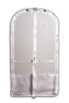 Danshuz Clear Competiton Garment Bag B598 O/S WHT