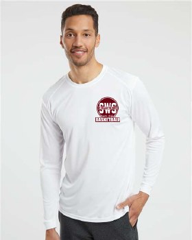 Basketball Basketball Performance Long Sleeve T-Shirt BB 210A XSM WHT