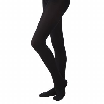 Body Wrappers Total Stretch Footed Tights C80 1-3 BLK