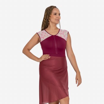 So Danca Mesh Skirt BY25CV SM BLK